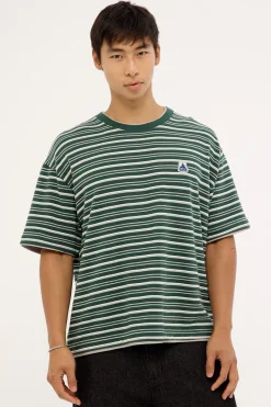 Stripe Layer Gorilla Fit Tee Eden