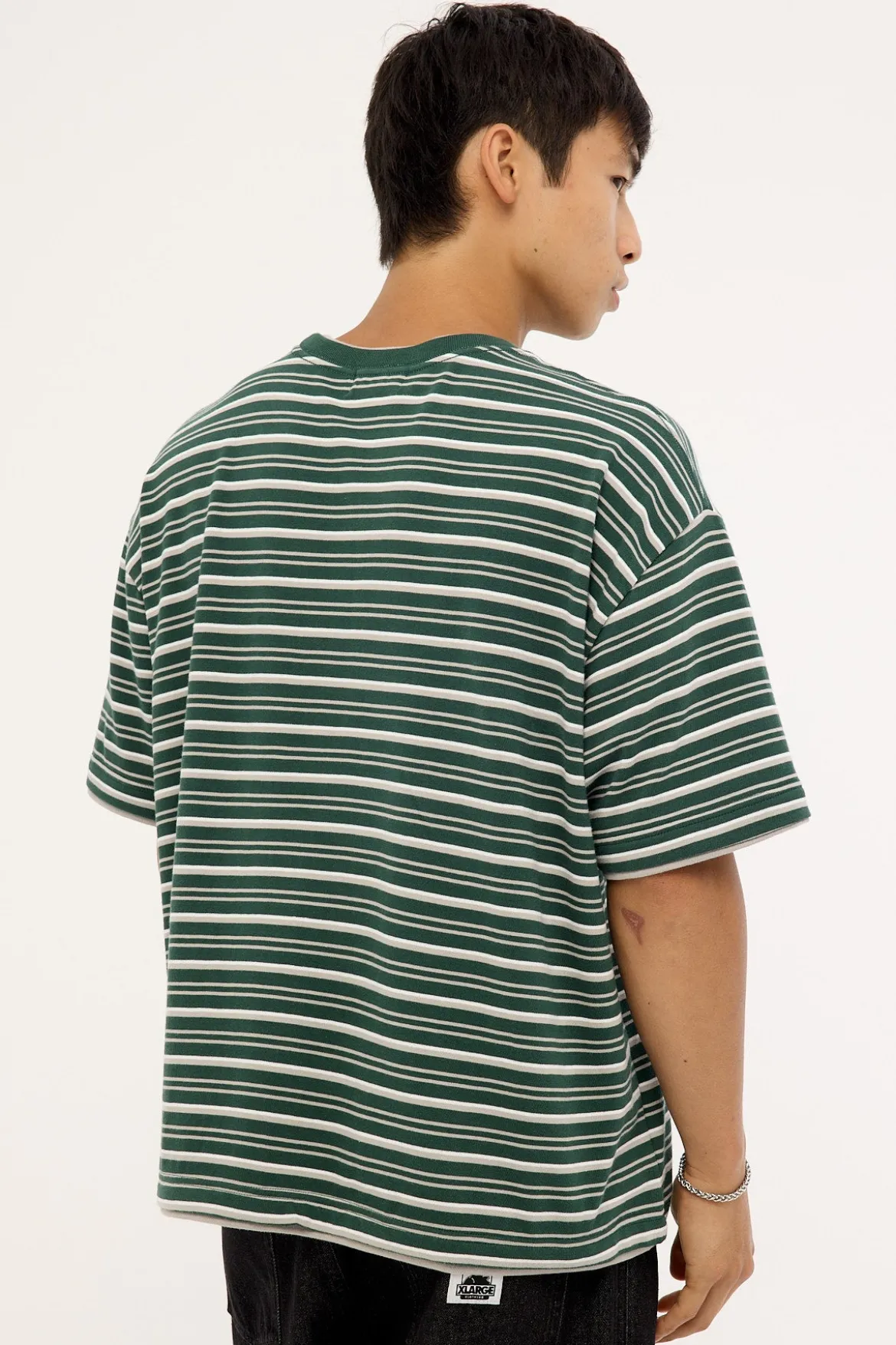 Stripe Layer Gorilla Fit Tee Eden