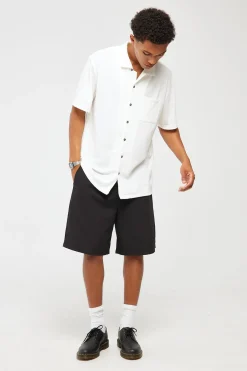 Studio Recycled Resort Collar Shirt Off White