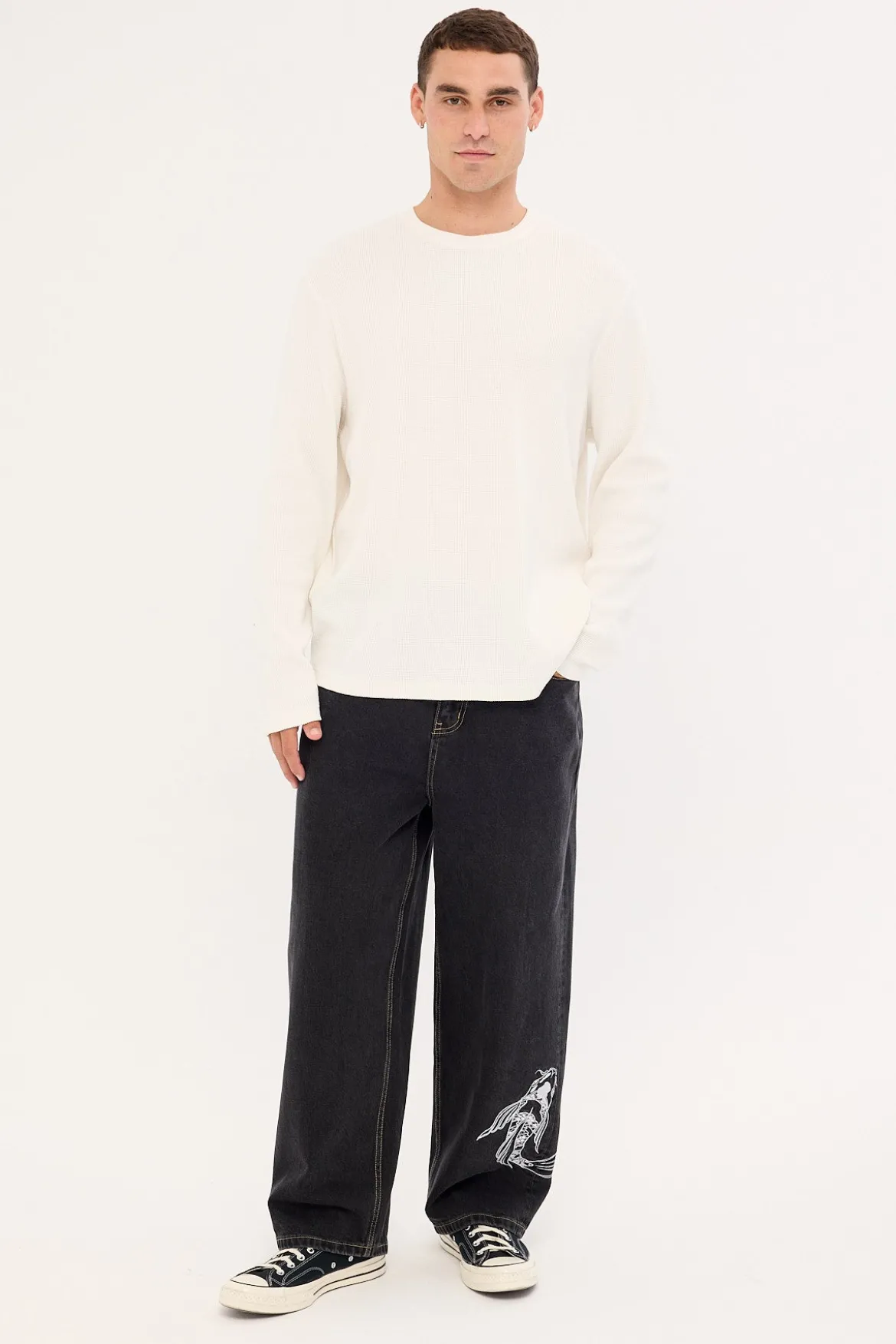 Sumi Baggy Jean Storm Black