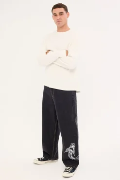 Sumi Baggy Jean Storm Black
