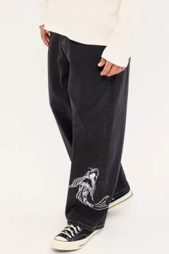 Sumi Baggy Jean Storm Black