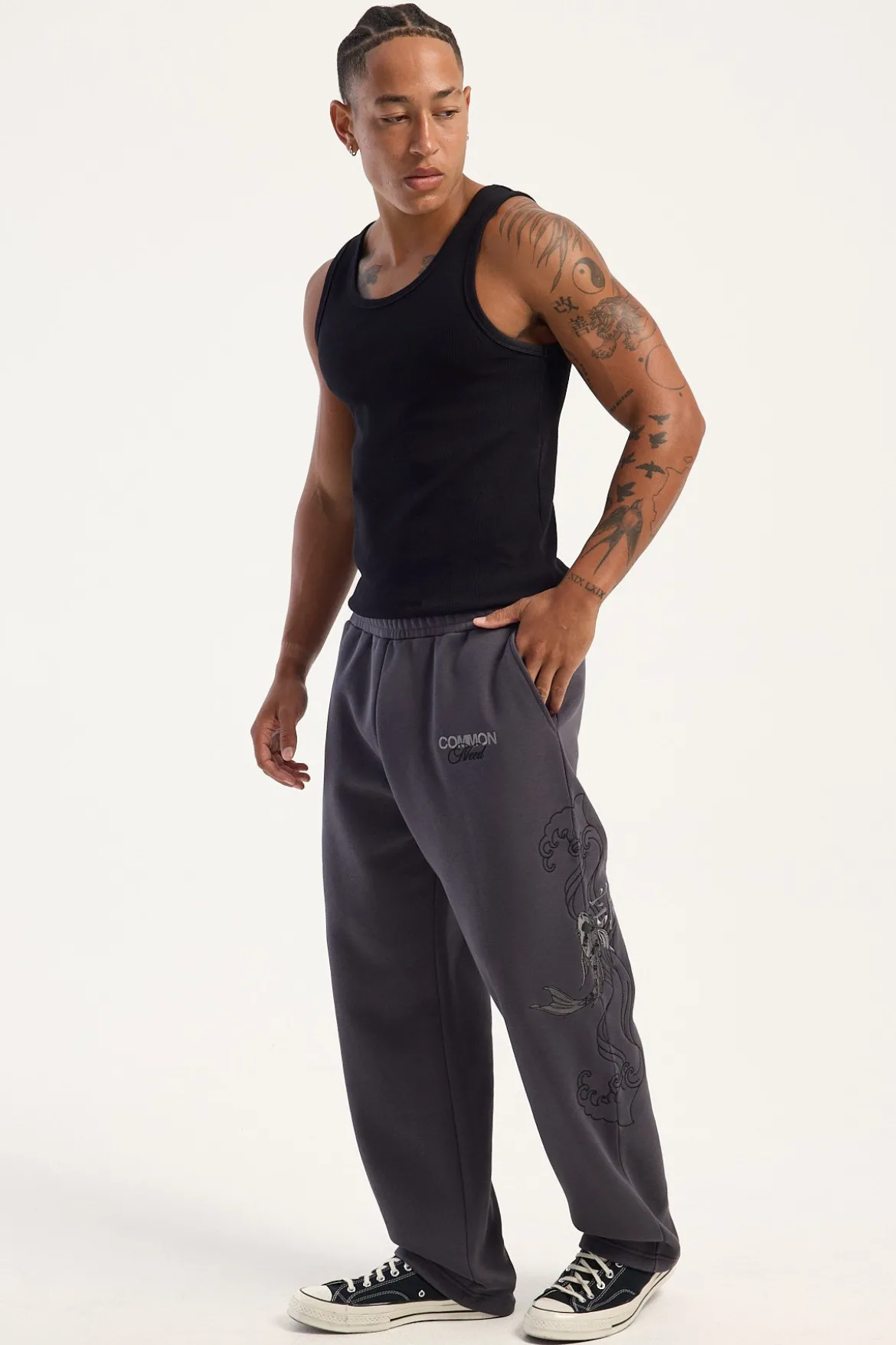Sumi Baggy Sweatpant Off Black