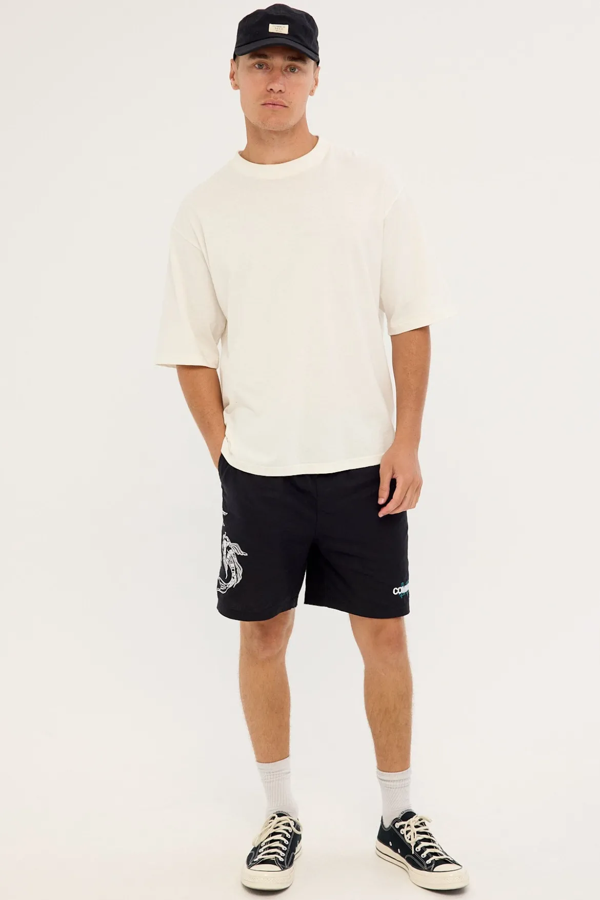 Sumi Elastic Waist Short Black