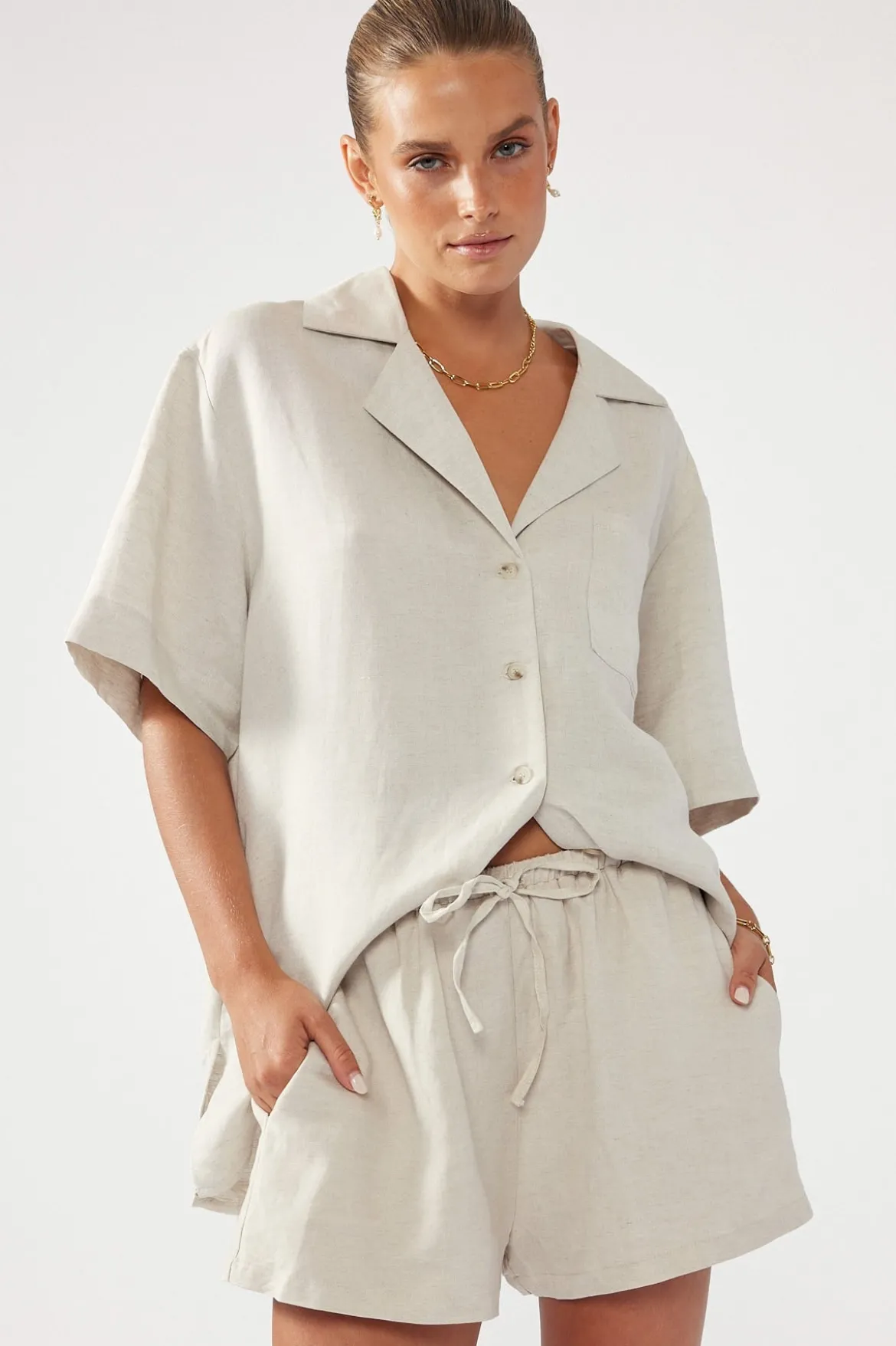 Summer Time Beach Short Oat