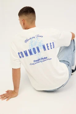 Sunny Heavyweight Slub Easy Tee Off White