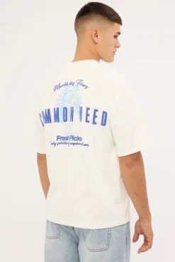 Sunny Heavyweight Slub Easy Tee Off White
