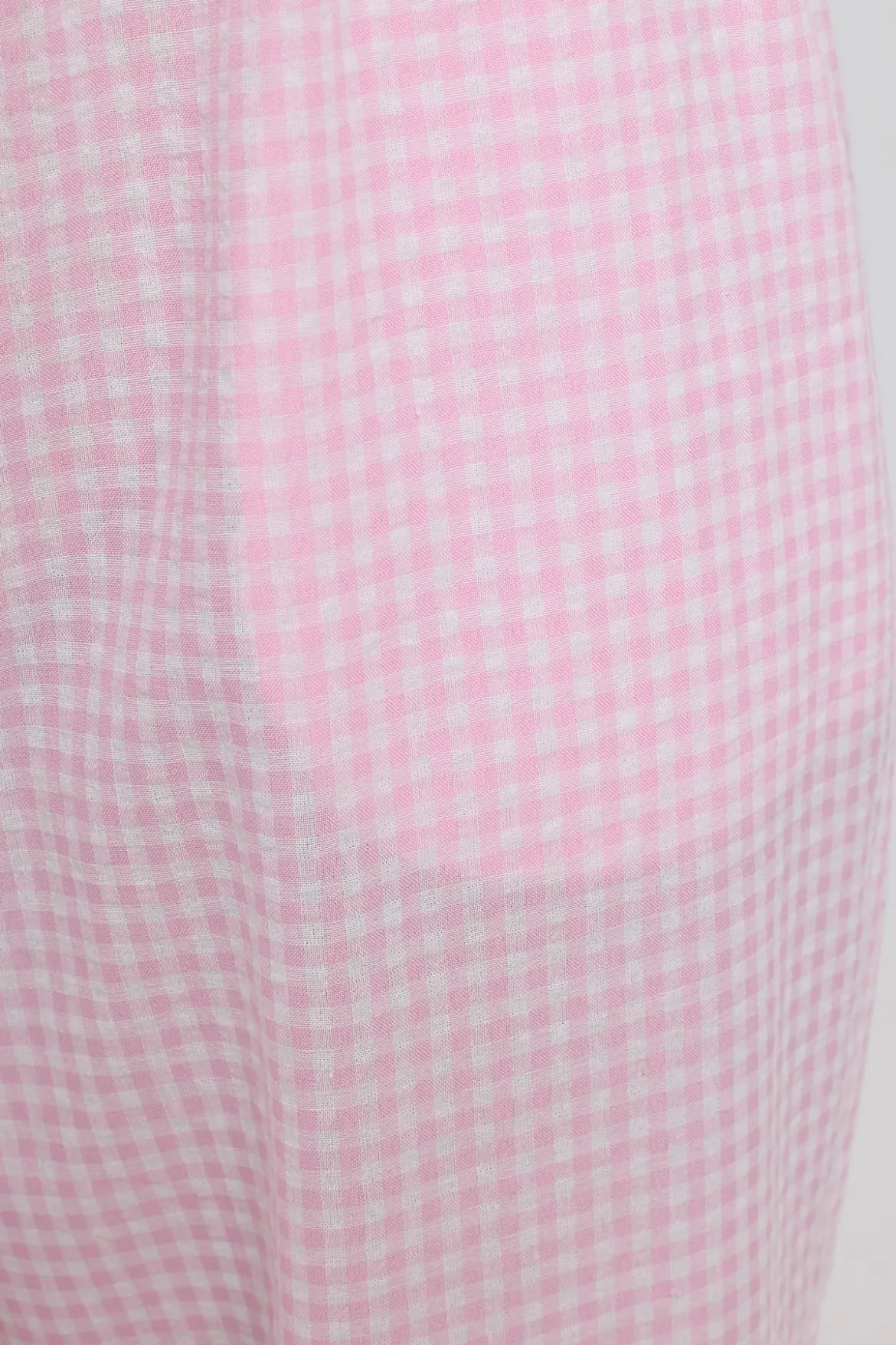 Sunny Side Elasticated Gingham Pants Pink Gingham