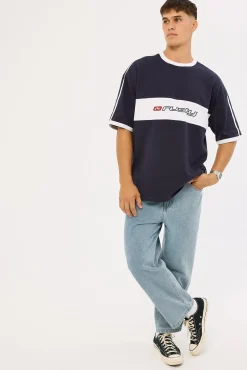 Super Shaolin 2.0 Short Sleeve Heavy Tee Navy Blue