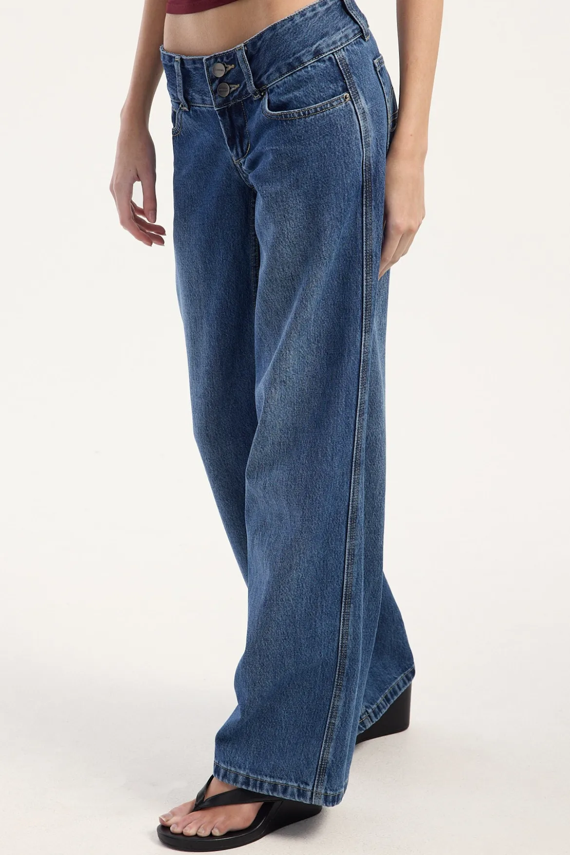 Superlow Baggy Jean Steady Mid Blue
