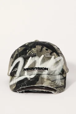 Supernova Distressed Dad Cap Camo