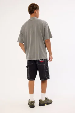 Superstition Biggest Slacker Baggy Carpenter Short Aged Black