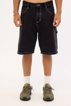 Superstition Biggest Slacker Baggy Carpenter Short Aged Black