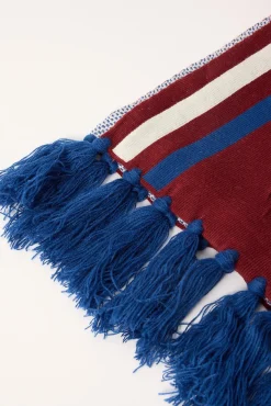 Supporter Knit Scarf Burgundy