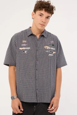 Surge Oversize Short Sleeve Shirt Black