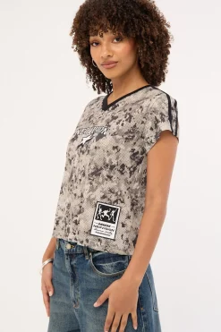 Surplus V Neck Jersey Relaxed Tee Camo