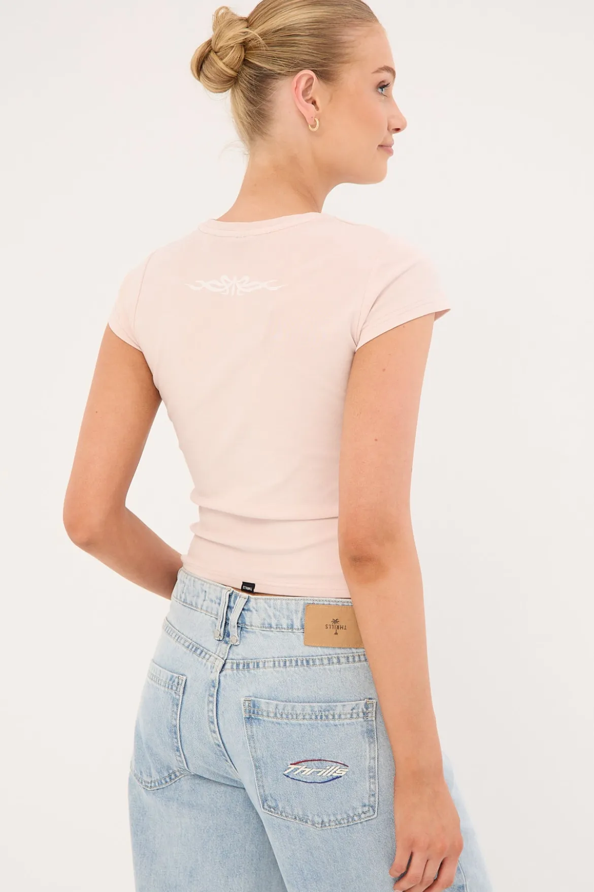 Suspended In Time Club Tee Mauve Chalk