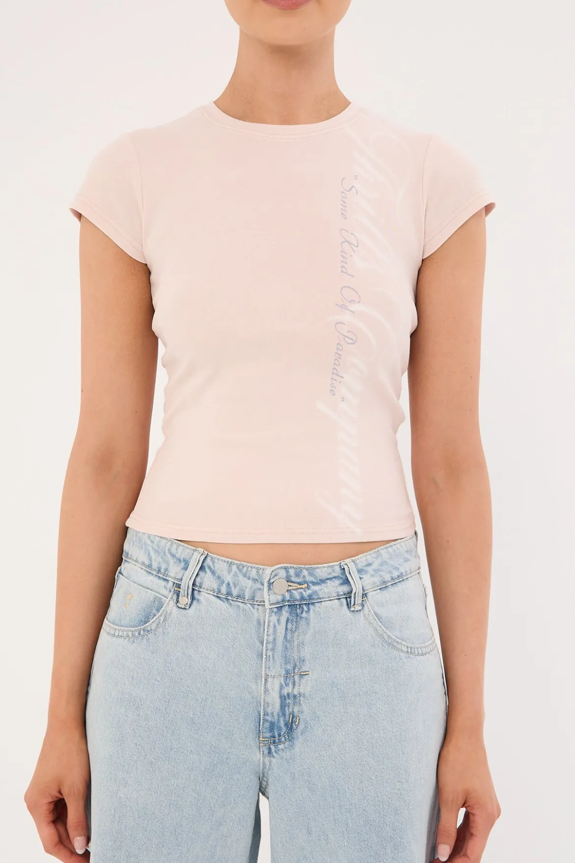 Suspended In Time Club Tee Mauve Chalk