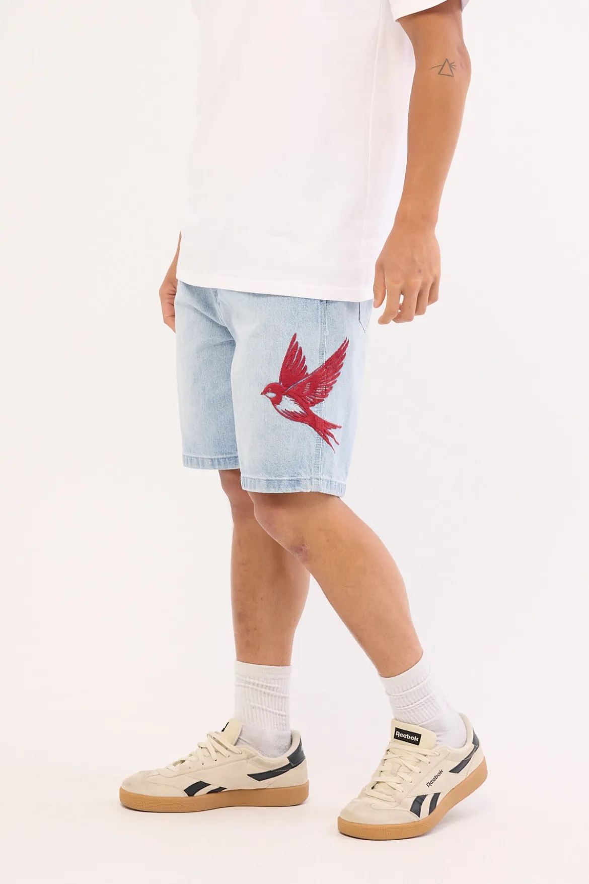 Swallows Denim Jort Haze Blue Denim