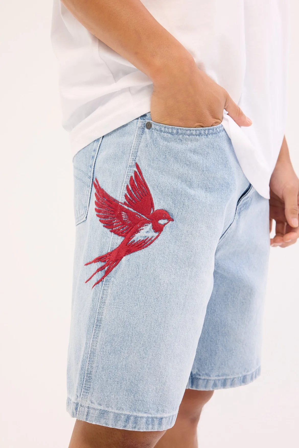 Swallows Denim Jort Haze Blue Denim