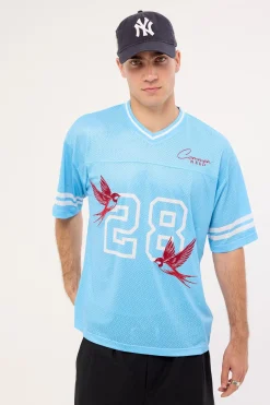 Swallows V-Neck Jersey Powder Blue