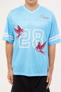 Swallows V-Neck Jersey Powder Blue
