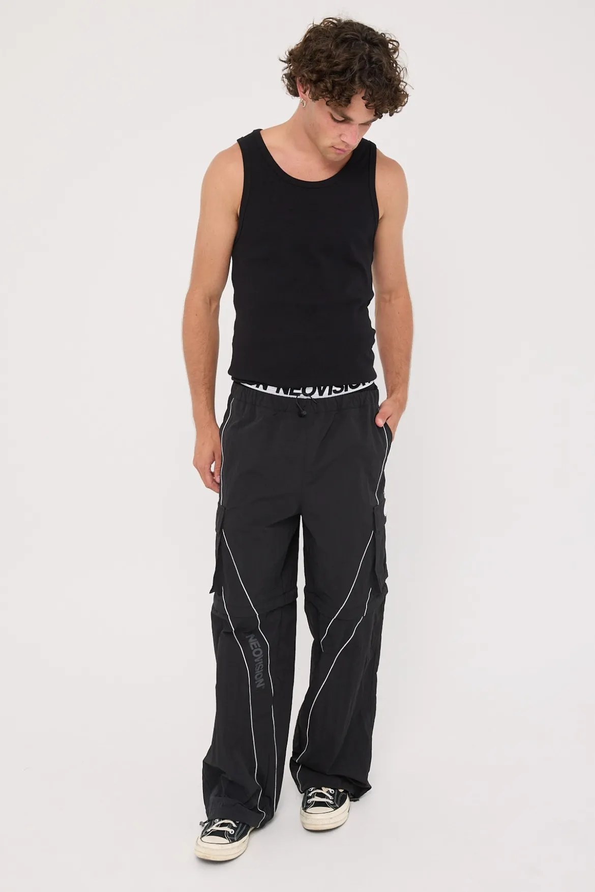 Sway Zip Off Cargo Pant Black