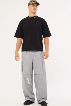 Sway Zip Off Cargo Pant Grey