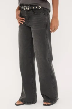 Sweeper Jean Dirty Black