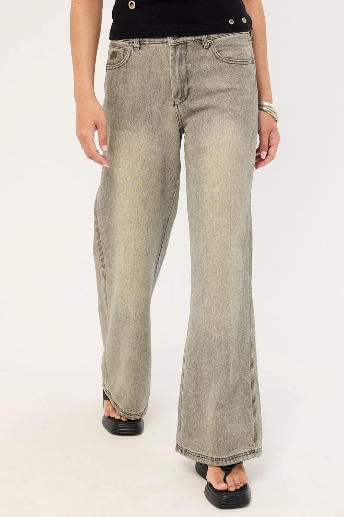 Sweeper Jean Dirty Grey