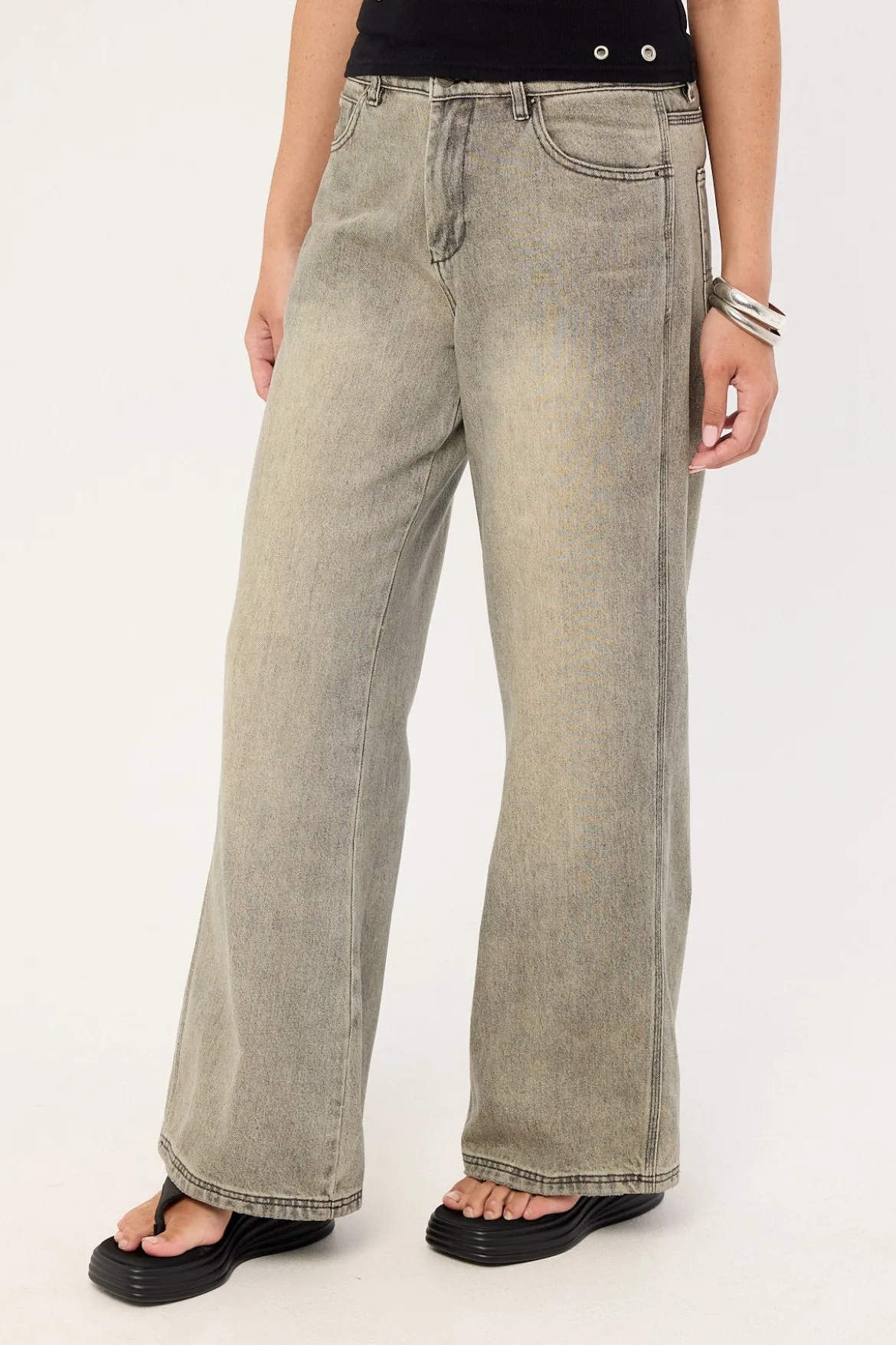 Sweeper Jean Dirty Grey