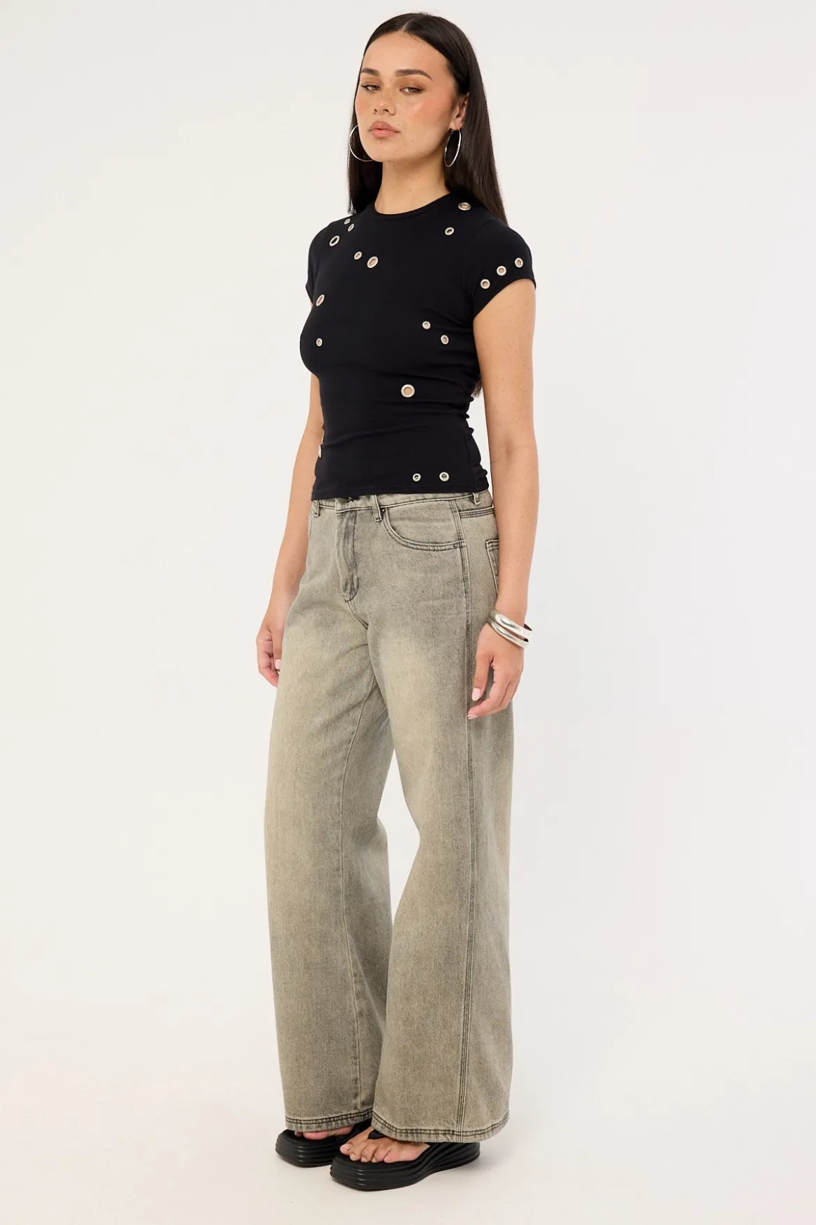 Sweeper Jean Dirty Grey