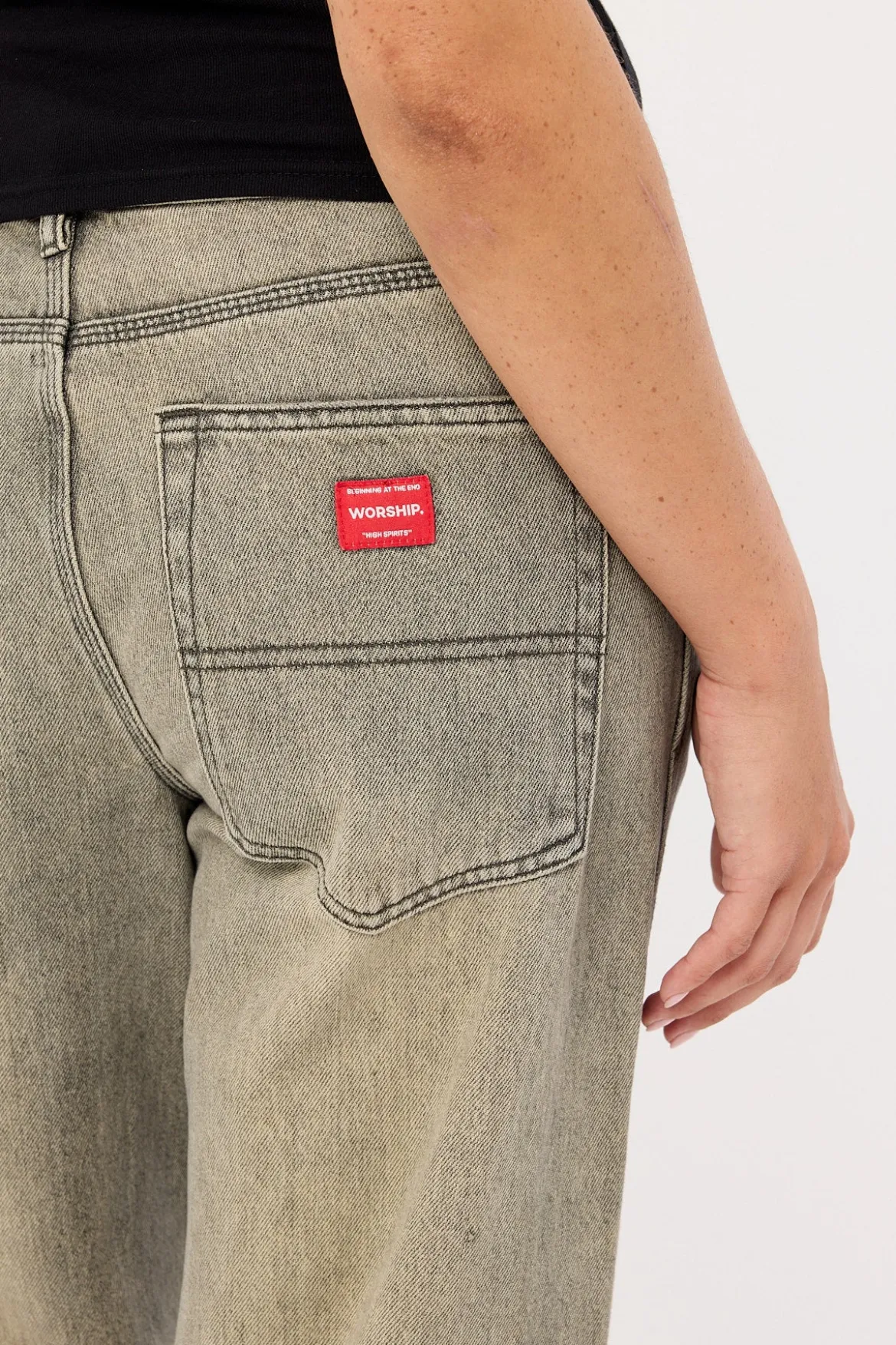 Sweeper Jean Dirty Grey