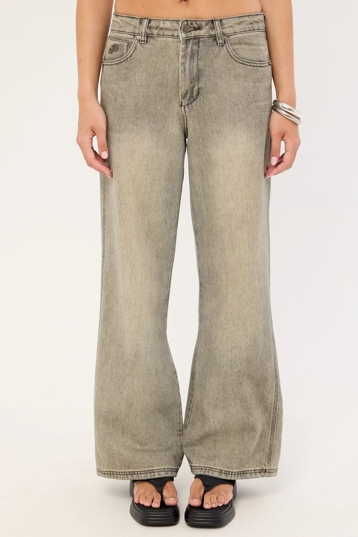 Sweeper Jean Dirty Grey