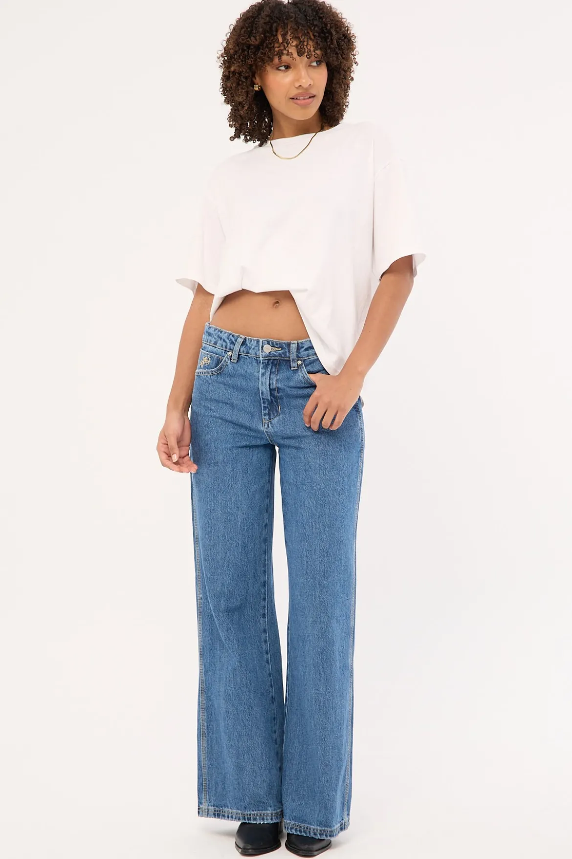Sweeper Jean Steady Mid Blue