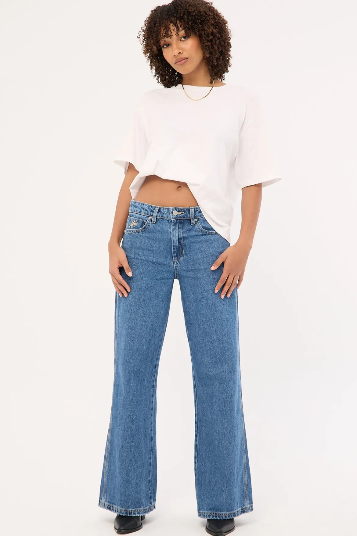 Sweeper Jean Steady Mid Blue