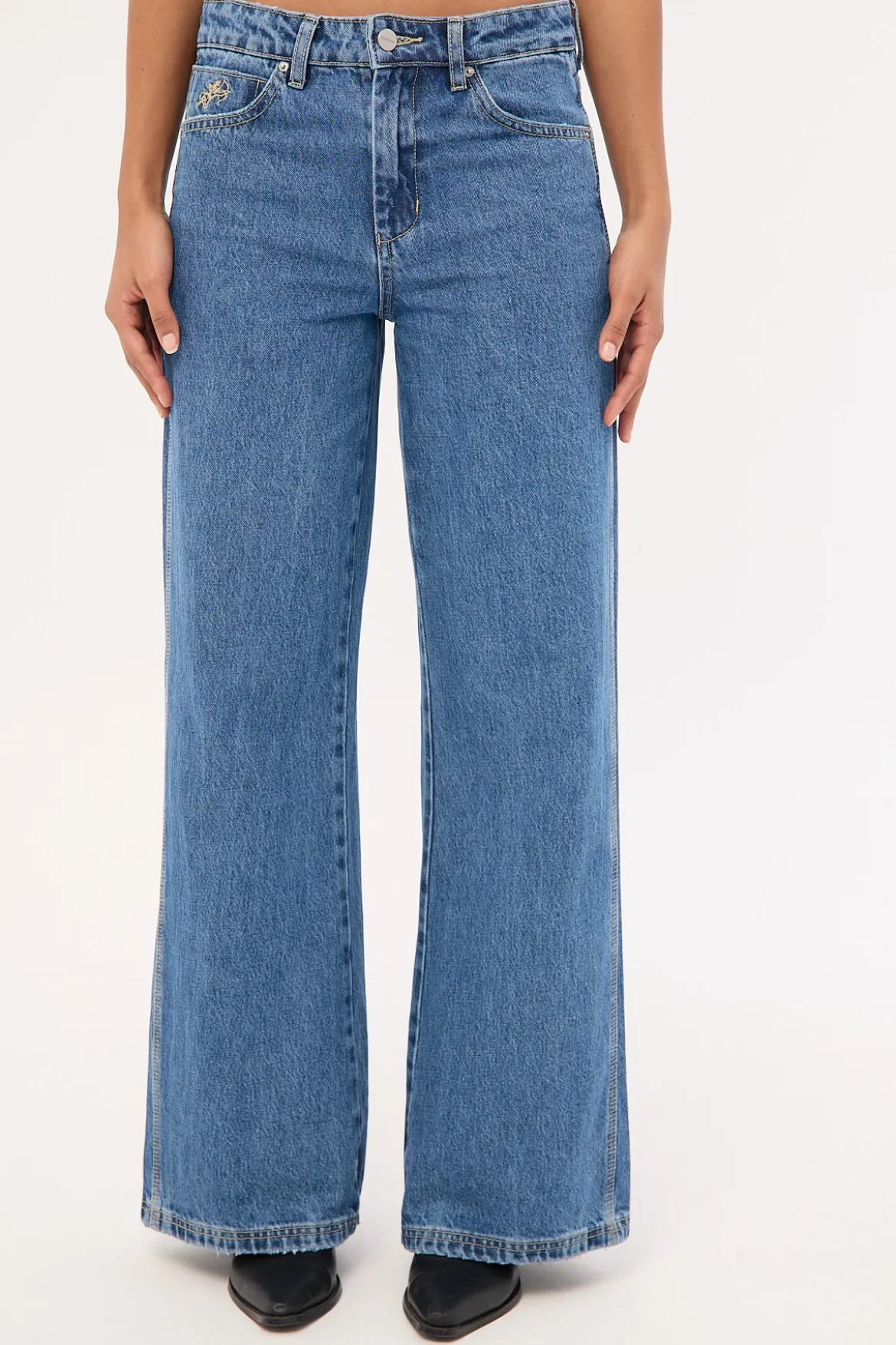 Sweeper Jean Steady Mid Blue