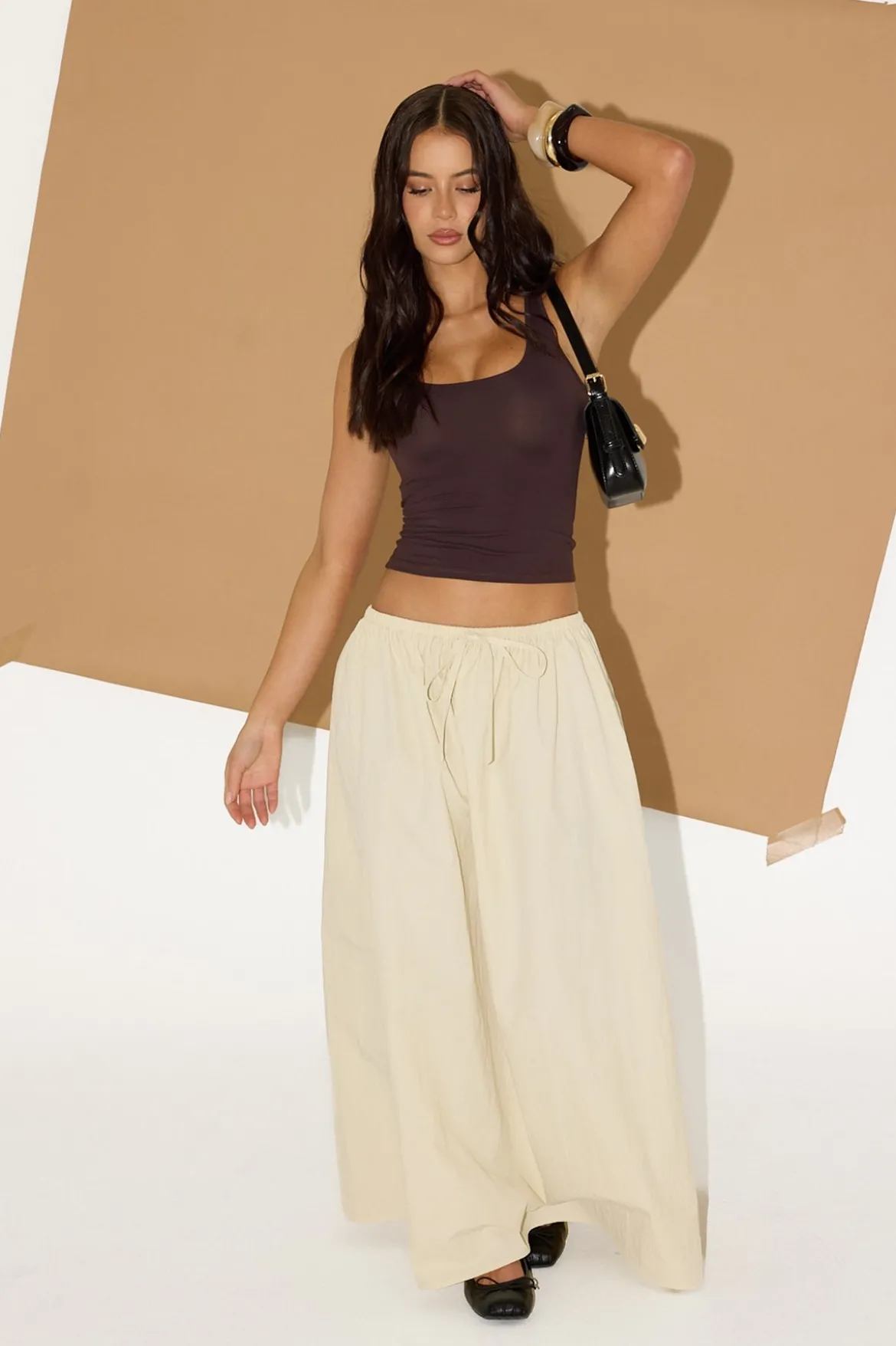 Sweet Escape Maxi Skirt Oyster