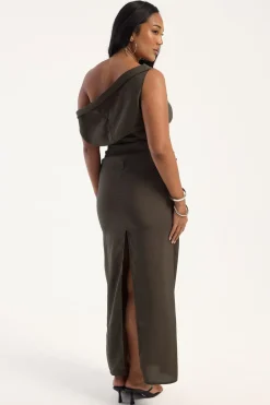 Sweetheart Maxi Dress Cocoa