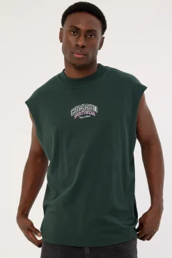 Tackle Muscle Tank Dark Green