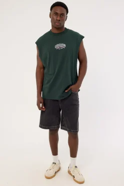 Tackle Muscle Tank Dark Green
