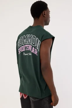 Tackle Muscle Tank Dark Green