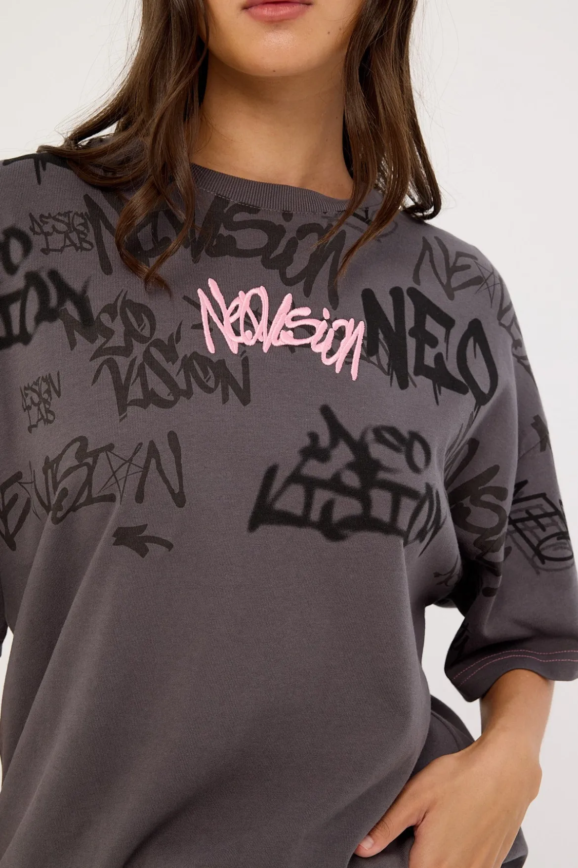 Tagger Relaxed Tee Washed Black