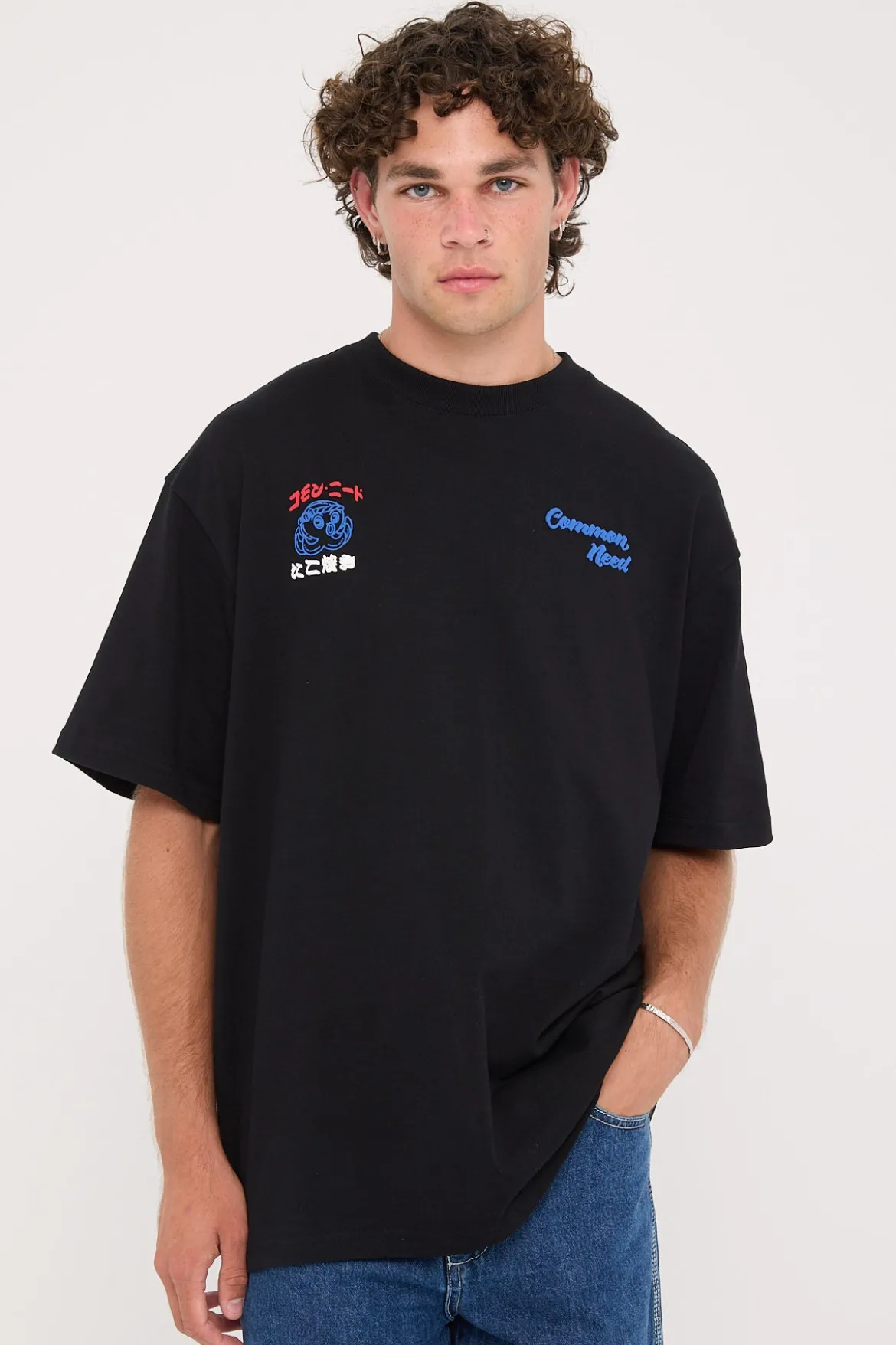 Takoyaki Heavyweight Boxy Tee Black