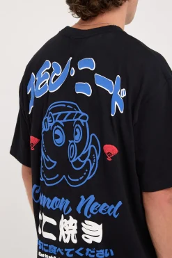Takoyaki Heavyweight Boxy Tee Black