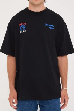 Takoyaki Heavyweight Boxy Tee Black