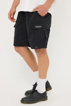 Tech Cargo Overshort Black