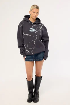 Tempest Relaxed Hoodie Washed Black