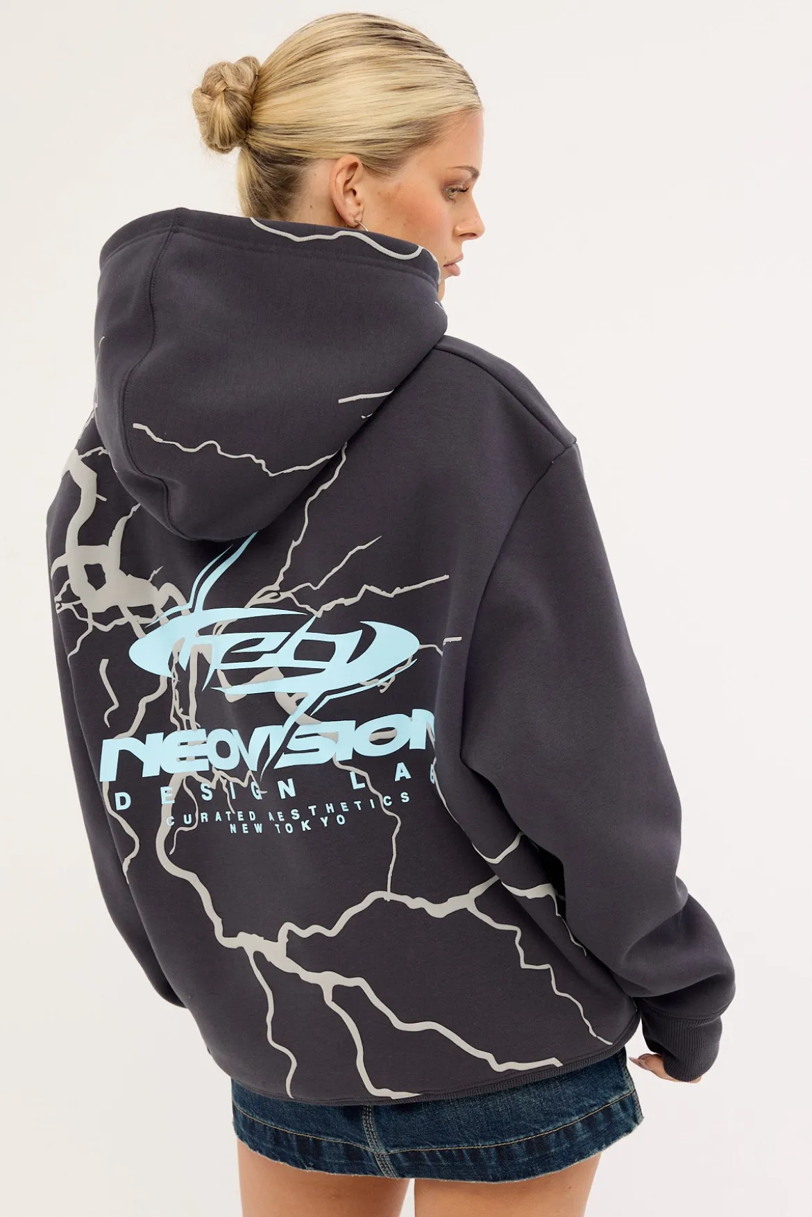 Tempest Relaxed Hoodie Washed Black