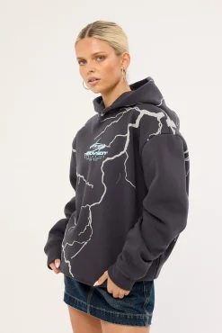 Tempest Relaxed Hoodie Washed Black